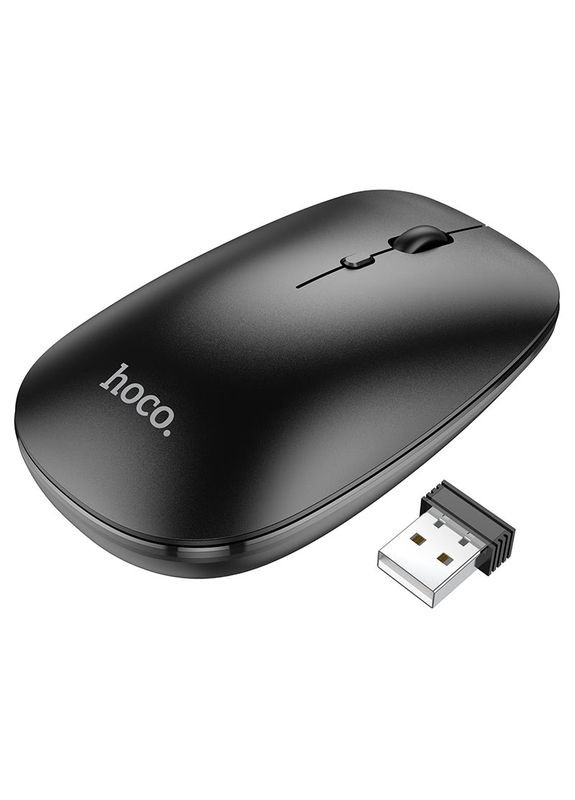 Манипулятор мышь GM15 Art dual-mode business wireless mouse Black (6931474760579) Hoco (353496466)