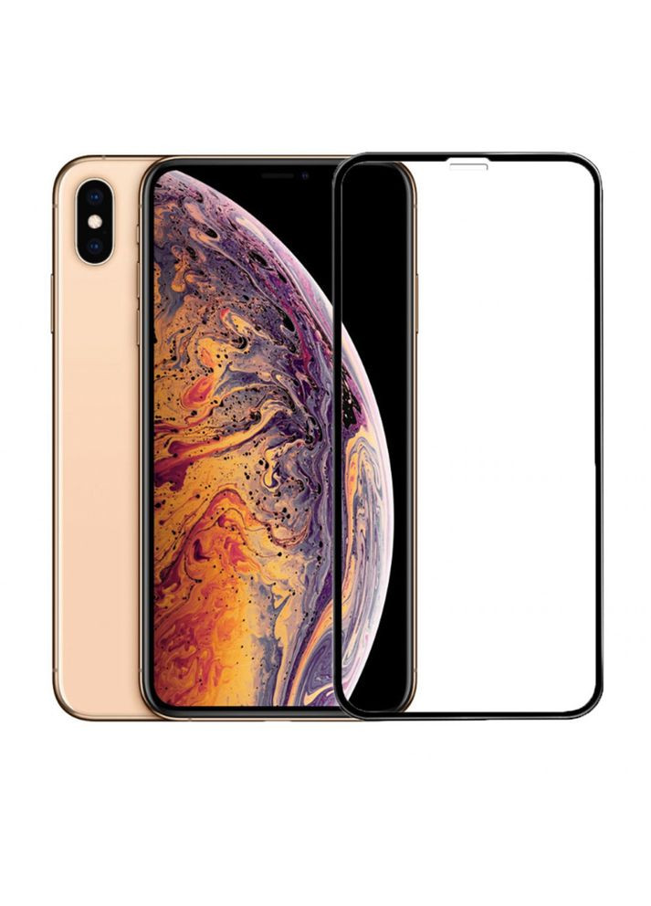 Захисне скло для Apple iPhone XS Max Full Cover Black (0.33 мм) Mocolo (324234328)