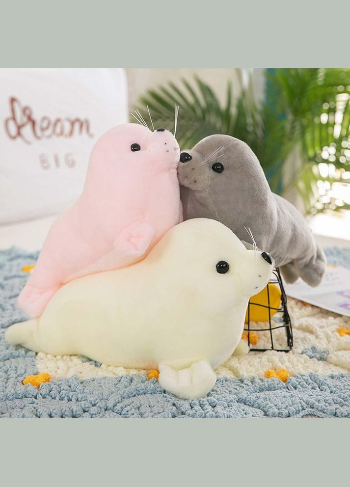 М'яка іграшка морський котик 25 см рожевий (NR0160_1) No Brand (305772149)