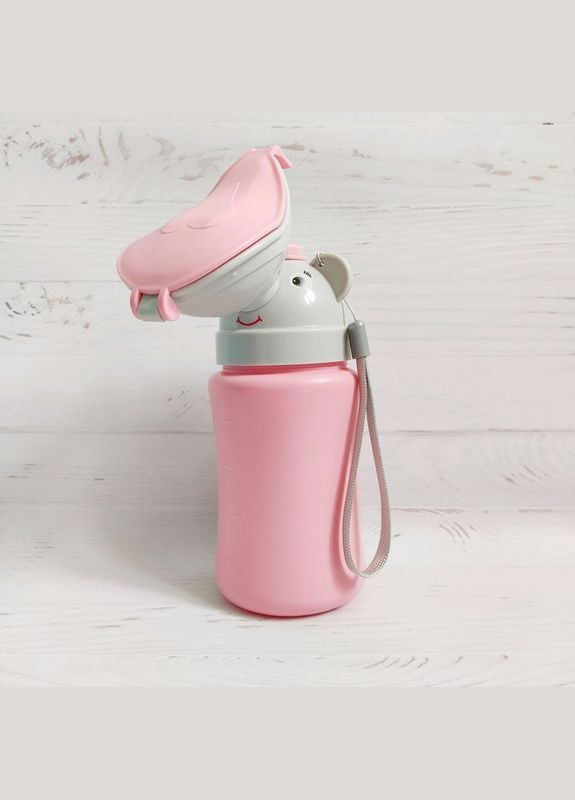 Дорожній дитячий пісуар Travel Urinal Potty портативний туалет для дівчинки Рожевий (FON002) LELUNO (304287577)