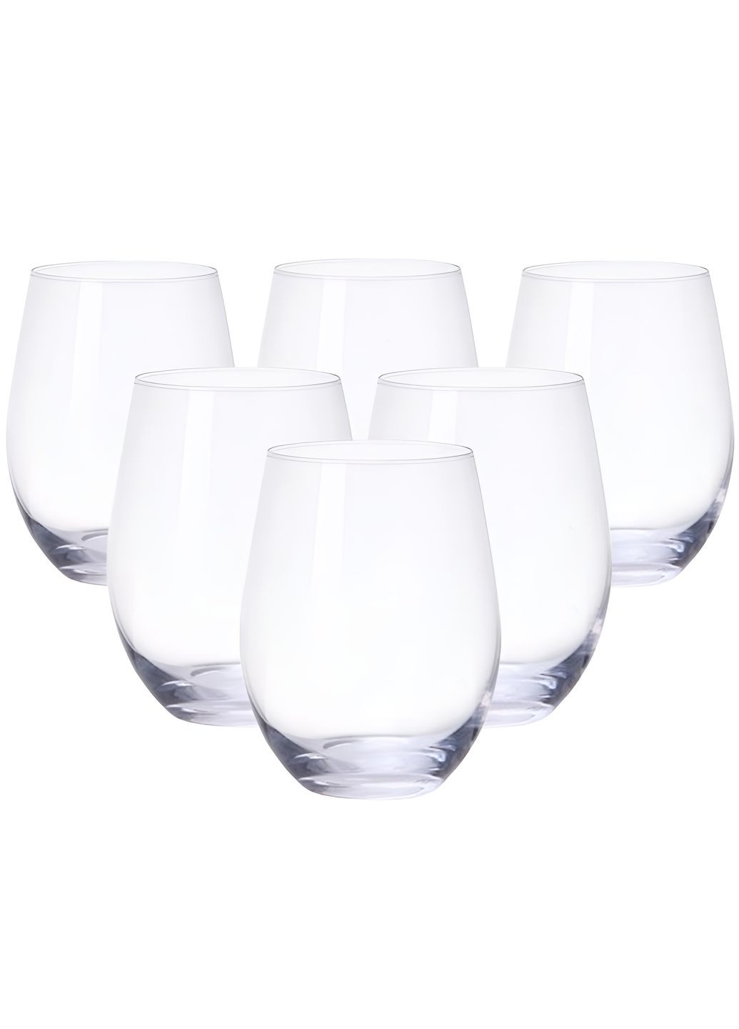 Набор стаканов Deli Glassware 6 штук по 390 мл TS Kitchen (322289242)