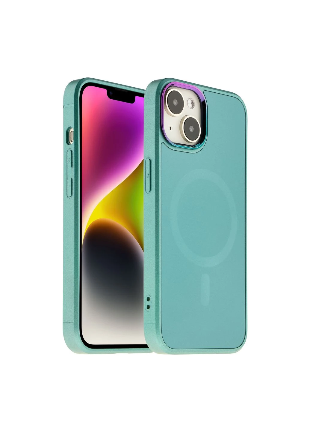 Чехол AG-Glass Chrome Camera with Magsafe для iPhone 14 Цвет Pink Sand No Brand Apple iPhone 14 2022 (336150912)