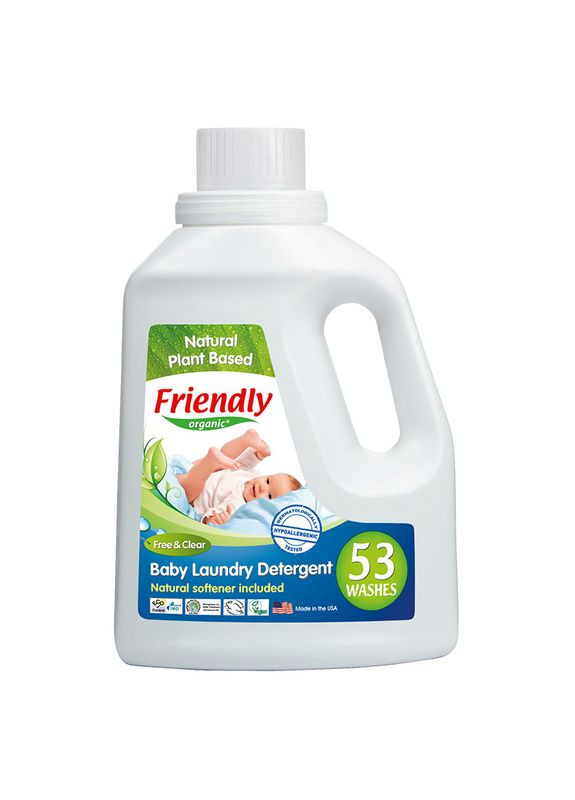 Органічний засіб для прання без запаху 1567 мл FR0416 Friendly Organic (271039566)