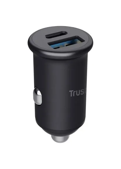 Зарядное устройство (25197_TRUST) Trust USB-C PD25W + USB QC12W 37W Black (380168265)