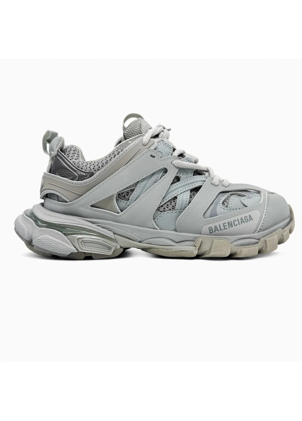 Сірі кросівки чоловічі balenciaga track grey баленсіага трек сірі демісезон No Brand