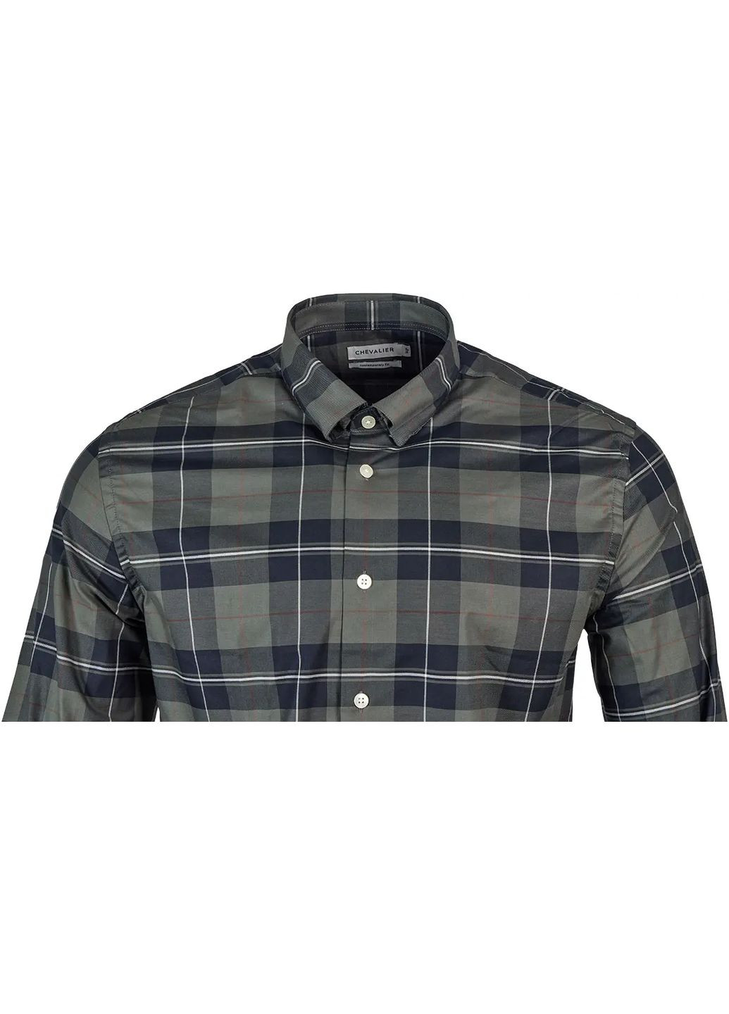 Темно-зелена сорочка chevalier carlton dark navy No Brand