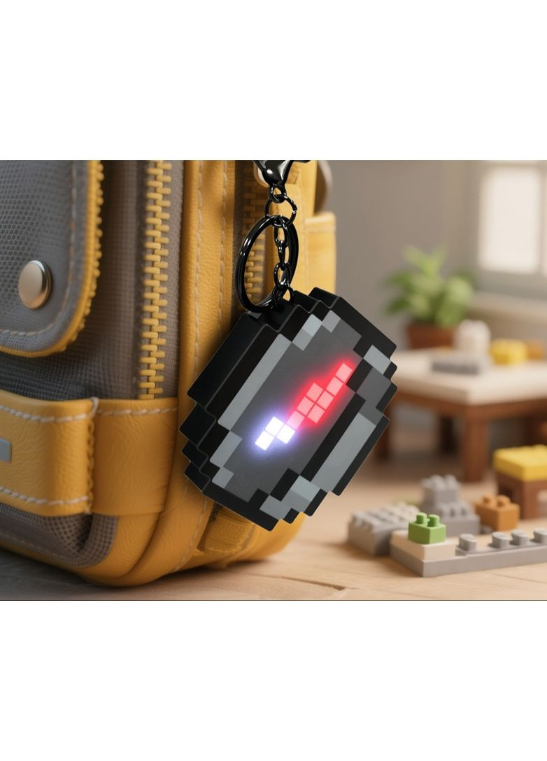 Пиксельный LED брелок-светильник Майнкрафт с USB зарядкой MOJANG (364489707)