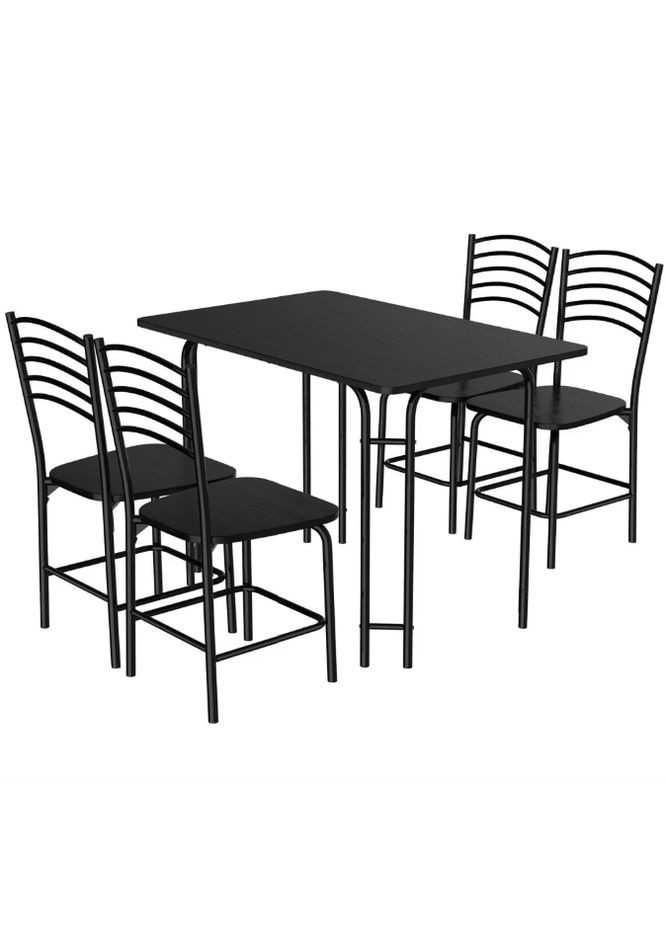 Комплект меблів Katarina стіл і 4 стільці Costway (362028018)