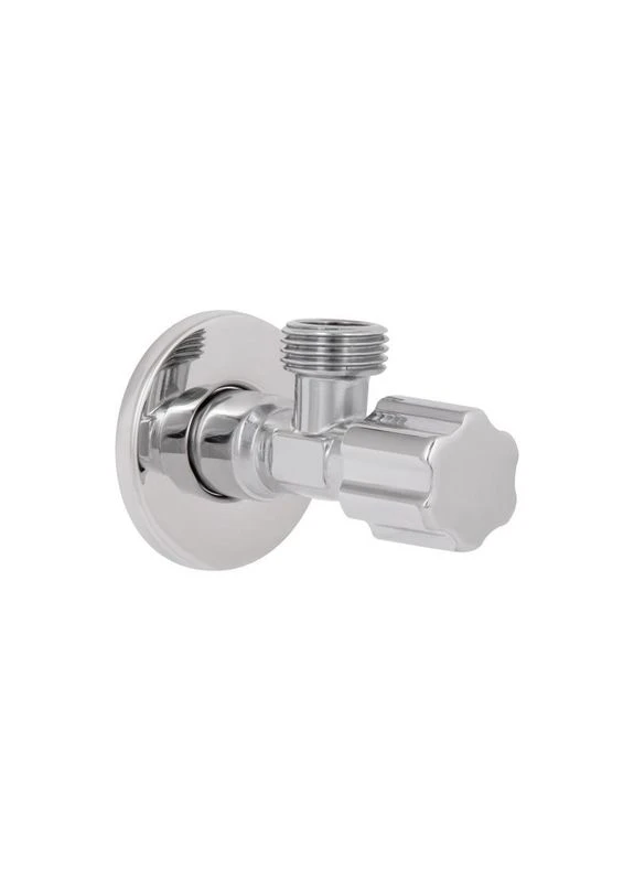 Кран угловой Forte 1/2"ЗЗ, хром TAF341W1515 Thermo Alliance (397570728)