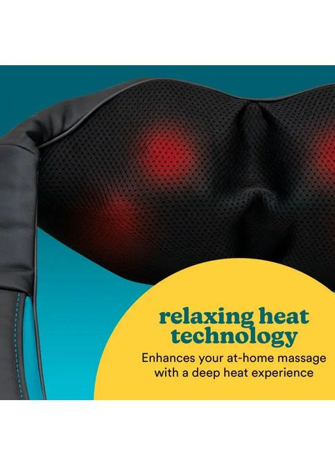 Масажер для шиї та плечей Shiatsu + Heat Rozia (363831955)