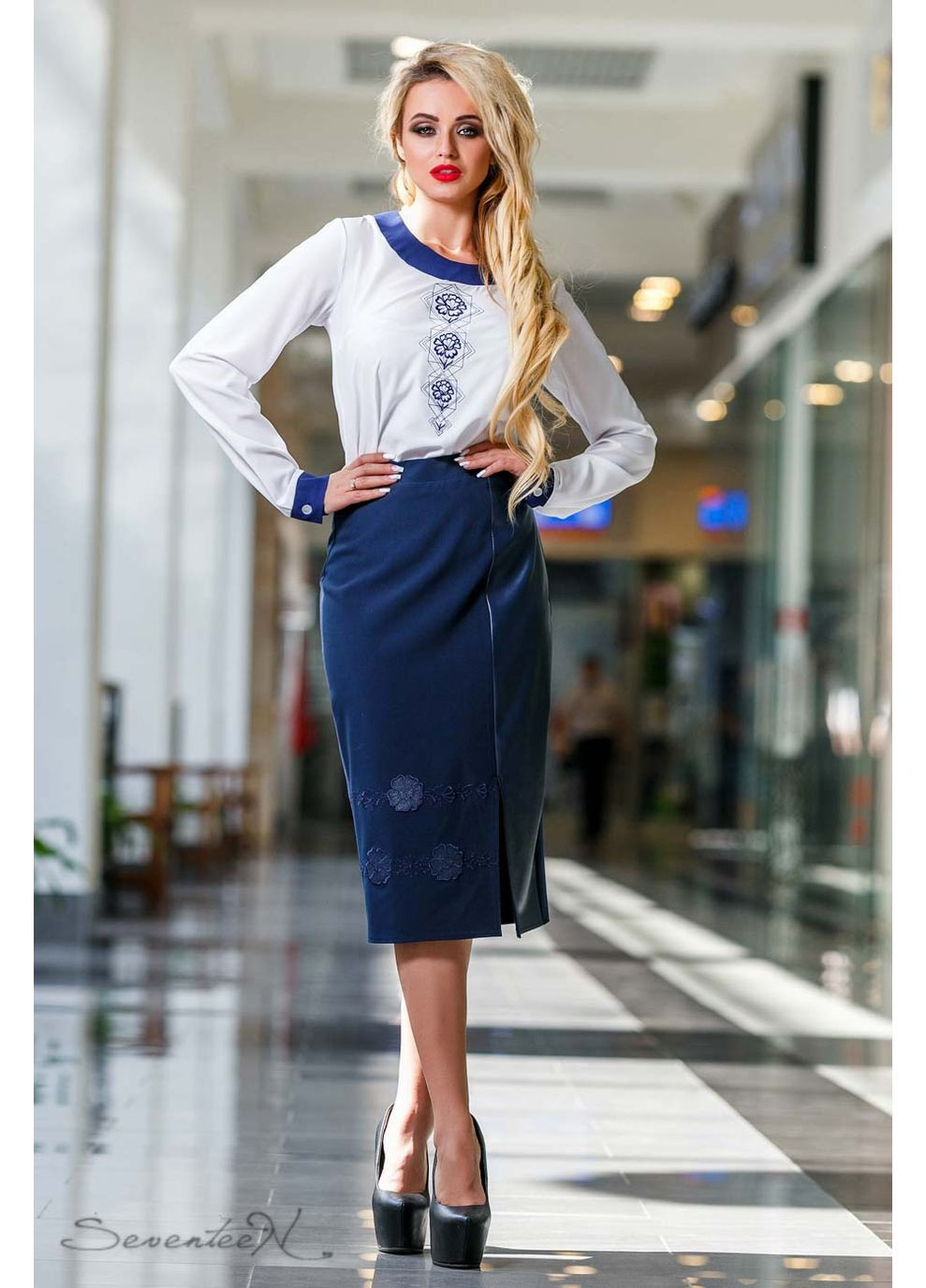 Синяя юбка 839.2289 Seventeen