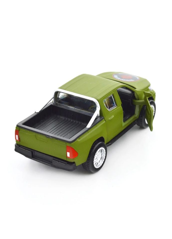 Автомодель серии "Шевроны Героев" Hilux "Красная калина" TechnoDrive KM6119 Toyota (313448634)