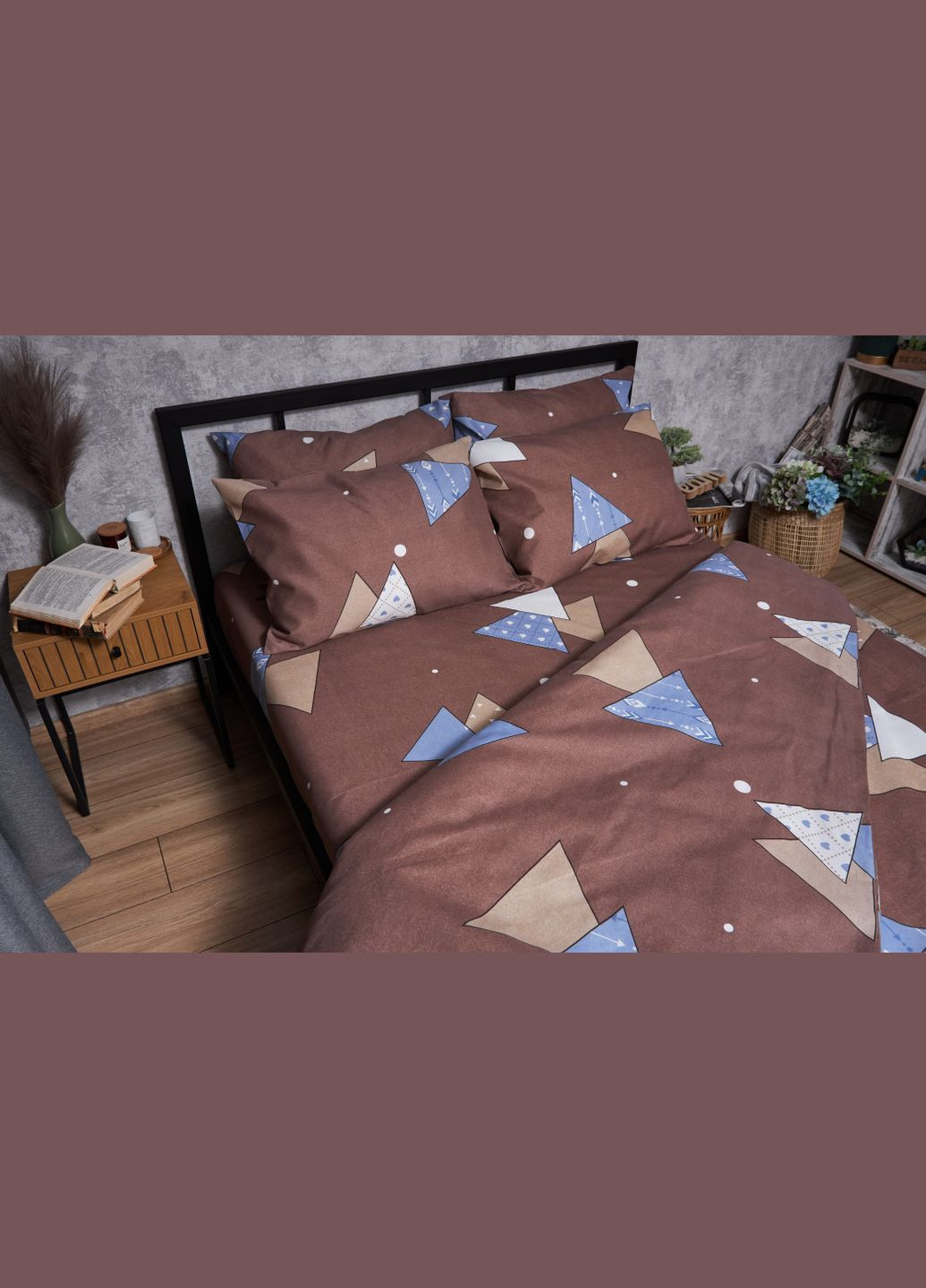 Комплект постельного белья Микросатин Premium «» полуторный 143х210 наволочки 4х50х70 (MS-820005058) Moon&Star Amber Dream (293147750)