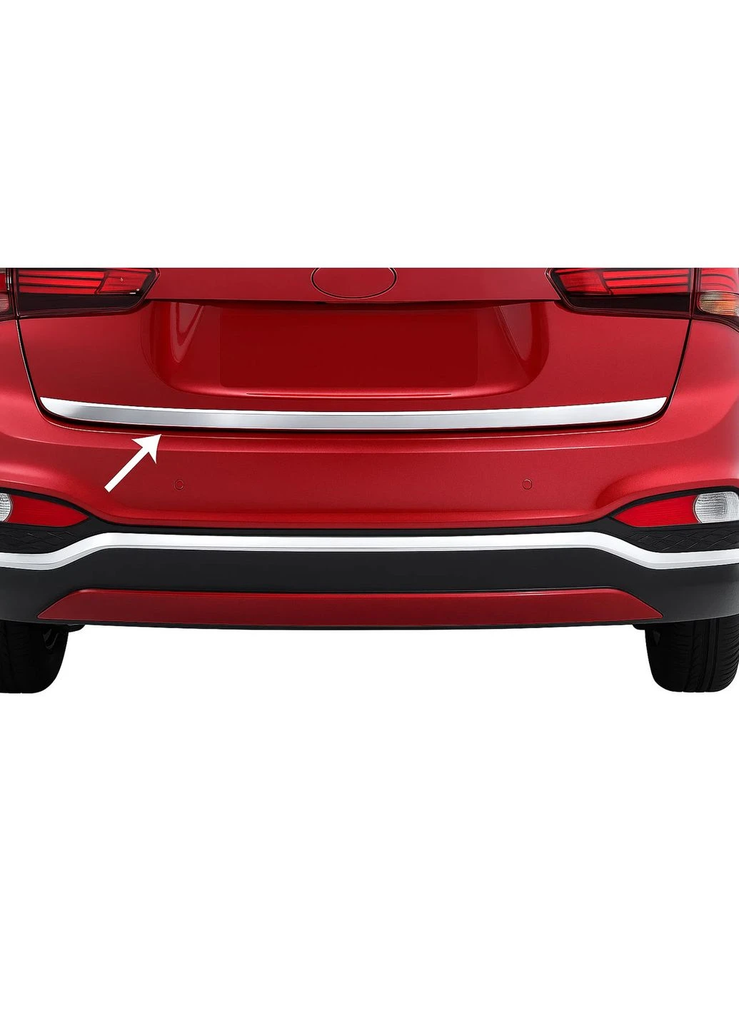 Кромка багажника 2018-2020 (нерж.) для Hyundai I-20 рр Omsa (389780902)