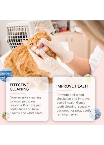 Серветки-напальчники для чищення зубів тварин Pet Dental Finger Wipes для собак і котів, 50 шт No Brand (383425297)