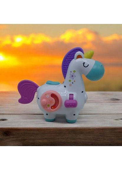 Брязкальце-бізікуб "Єдиноріг", багатофункціональний (248101) Babyard (362685219)