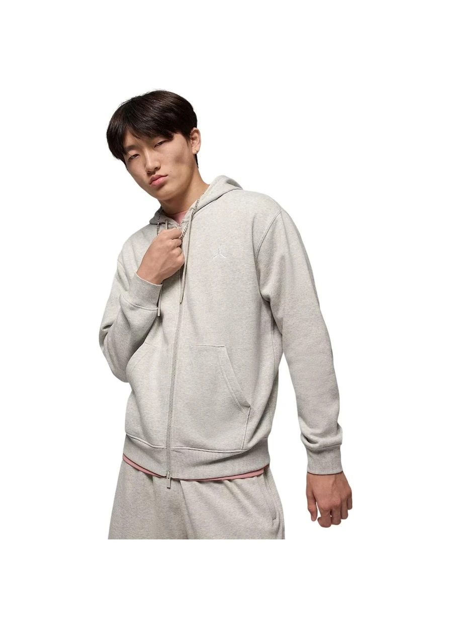 Толстовка світло-сіра FV7289-050 Nike JORDAN BROOKLYN FLEECE FULL-ZIP HOODIE (397847963)