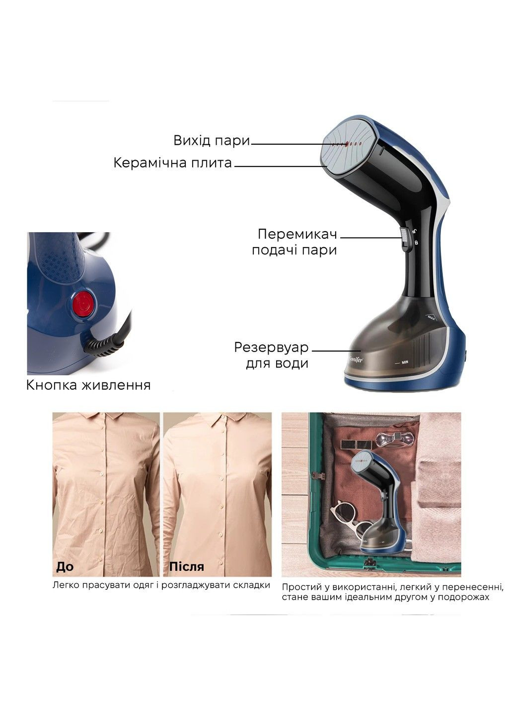 Ручний відпарювач SF-9090 Sonifer (315396039)