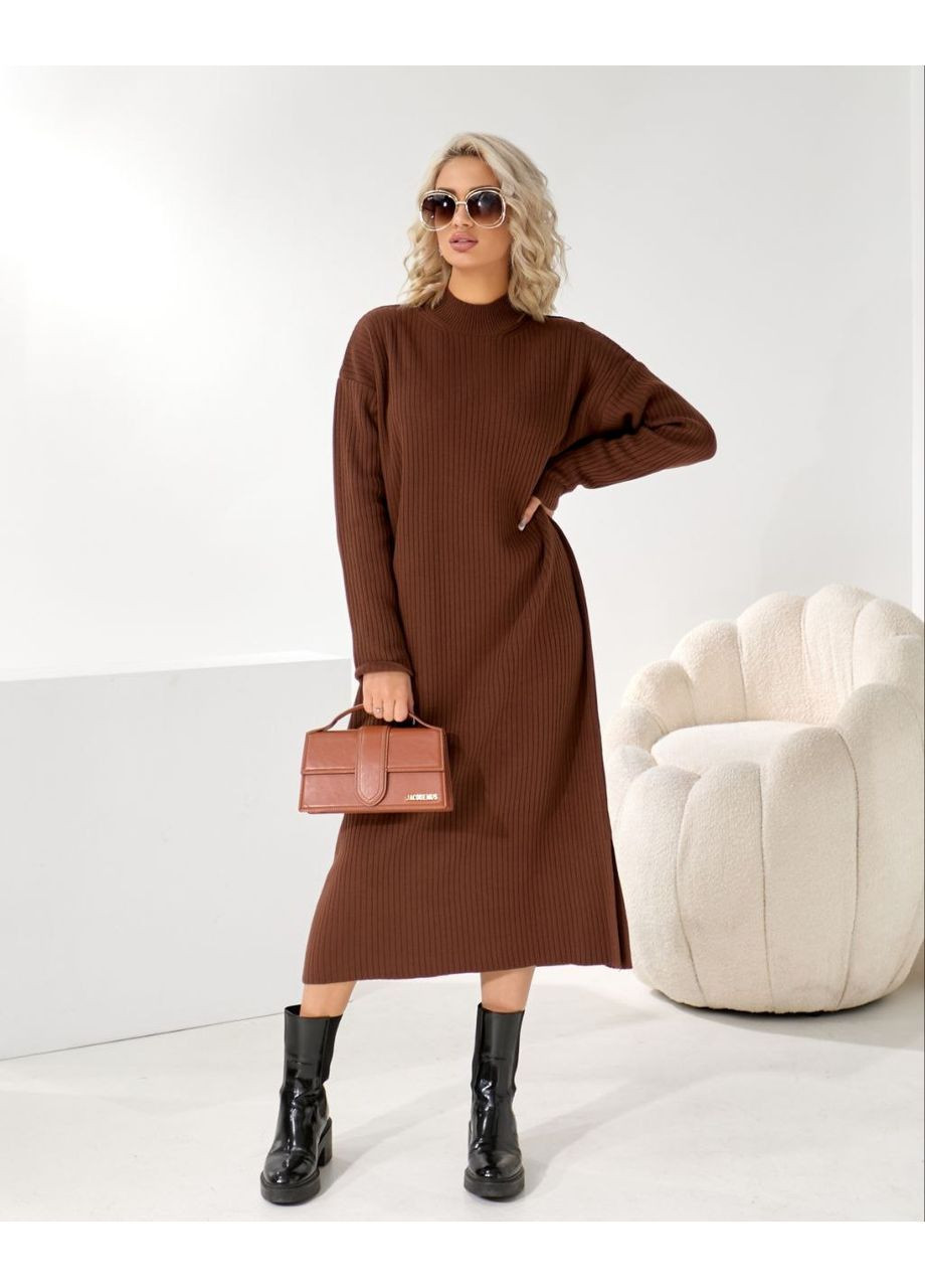 Коричнева жіноча сукня оверсайз туреччина Osoblyva