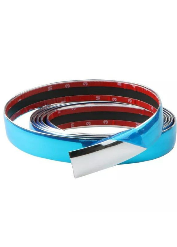 Молдинг стрічка для авто самоклейна, хромований молдинг, хром стрічка (3Мскотч,ширина 15 мм,ціна за 1 м) No Brand (362669691)