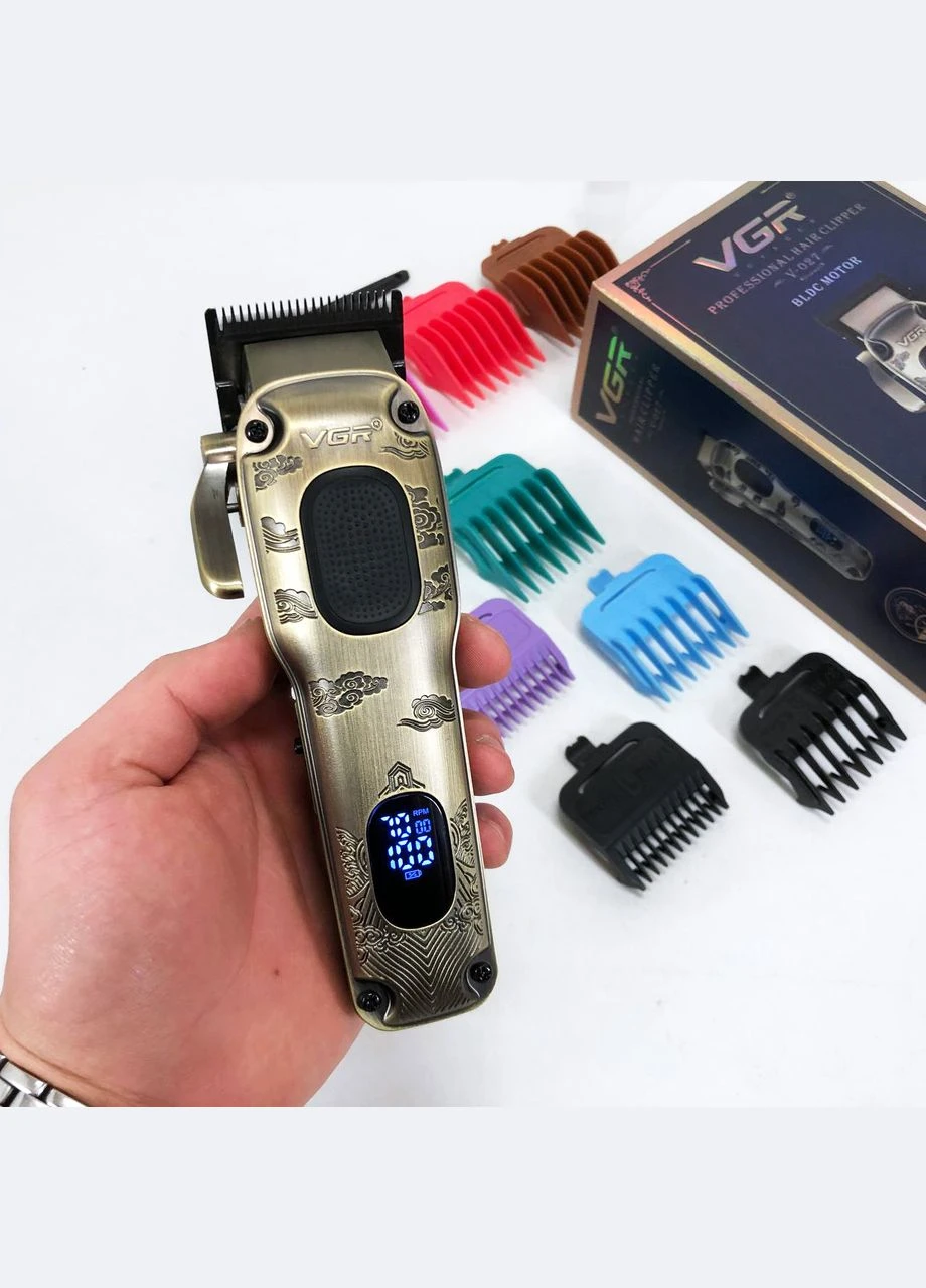 Аккумуляторная машинка для стрижки VGR V-027 No Brand (385220857)