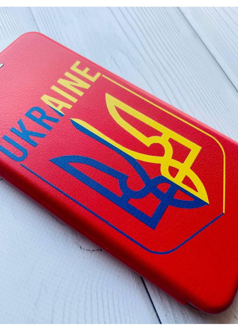 Чохол-книжка з малюнком для Samsung Galaxy A50 (2019) A505/A30s Червоний:: Тризуб (патріотичний принт 254) G-Case (359497606)