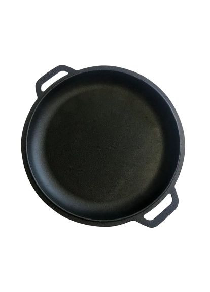 Котел туристический чугунный с крышкой-сковородкой 8 л (KT08-2) Brizoll чавунний з кришкою-сковородою 8 л (370892251)