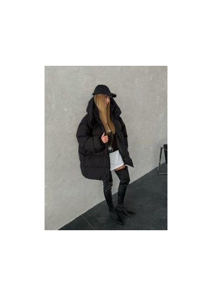 Чорна куртка transformer подовжена колір чорний milirud