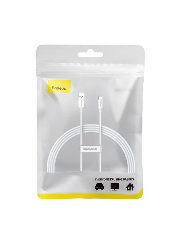Кабель Data Cable USB to Type-C 100W 1.5m Moon White (P10320102214-02) Baseus Superior Series Fast Charging (385665438)