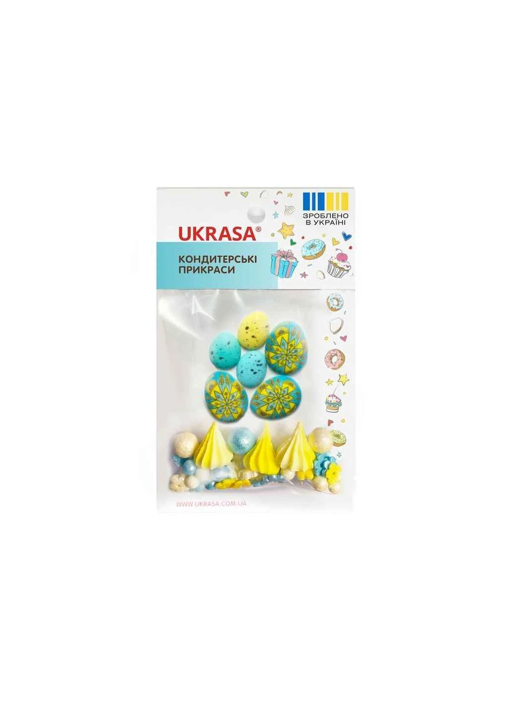 Набір прикрас Писанки, безе та посипка Украса (400258898)