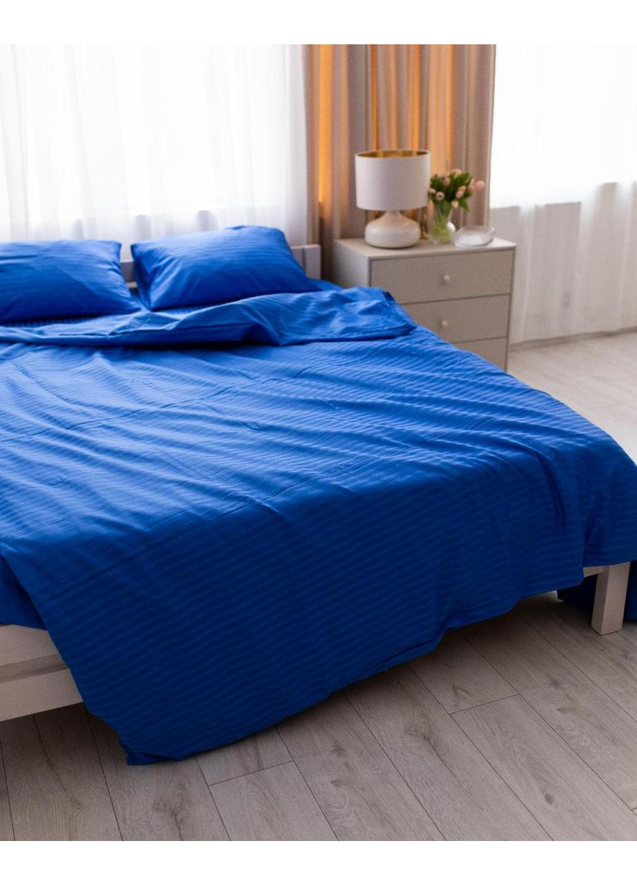 Постельное белье страйп сатин PREMIUM Семейный размер, наволочки 70/70 No Brand (364219950)