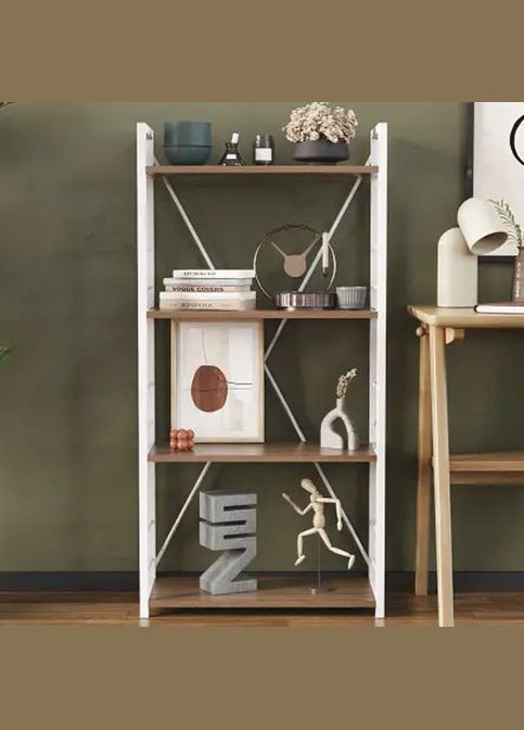 Етажерка 4/60 Серії Коннект 120x60x28 білий ДСП 16мм (FRD-104246) Ferrum-decor (353499793)