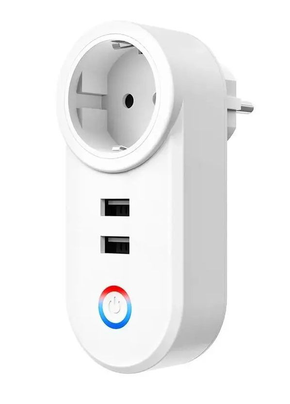 Умная розетка WiFi 16A с USB TUYA (337506693)