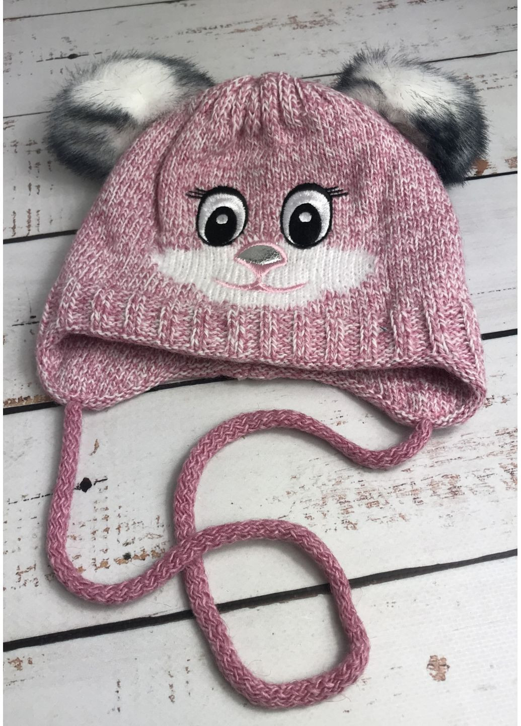 Шапка дитяча на дівчинку For Kids Світло-рожевий (480) Alex (366276914)