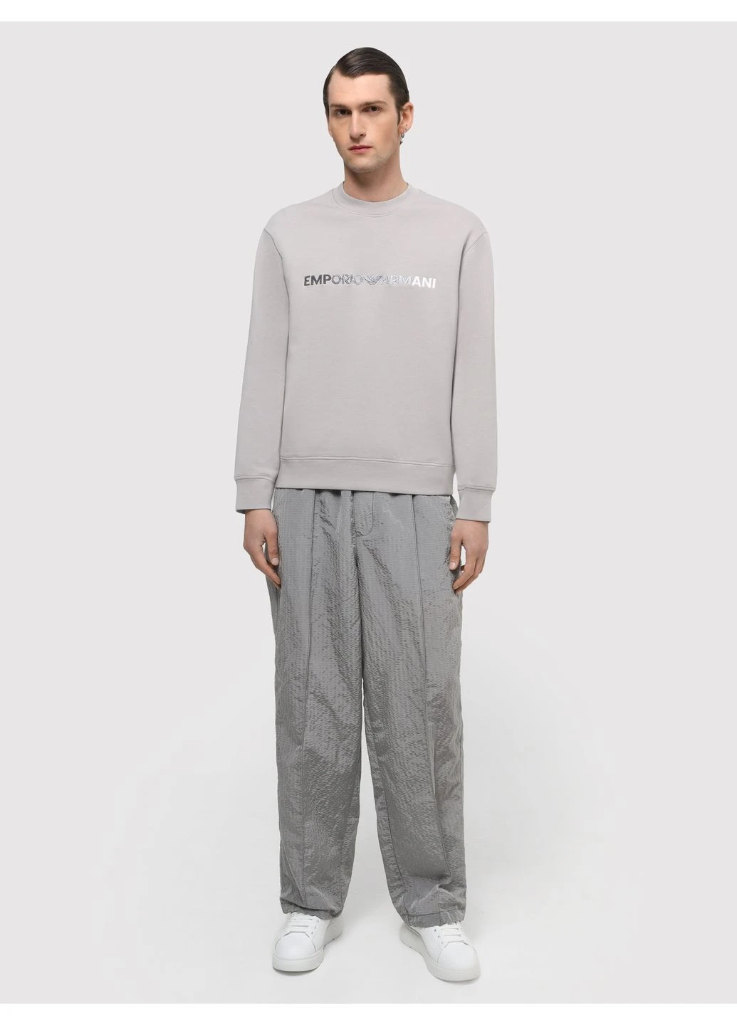 Свитшот 8607413 Серый 5O2743 Emporio Armani (381465181)