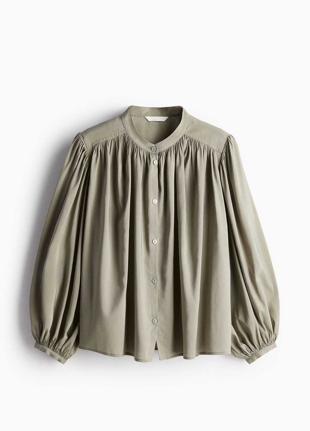 Хаки блузка H&M