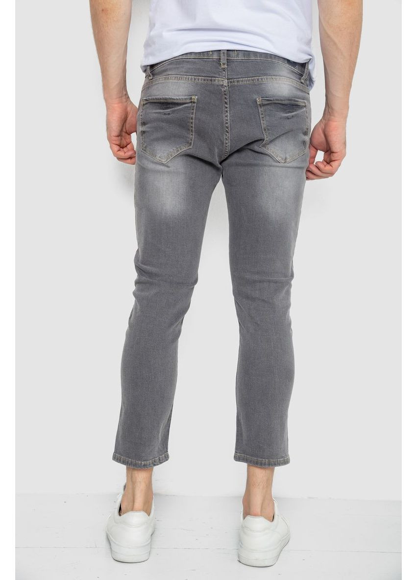 Серые демисезонные прямые джинсы мужские, 247r6249 Ager