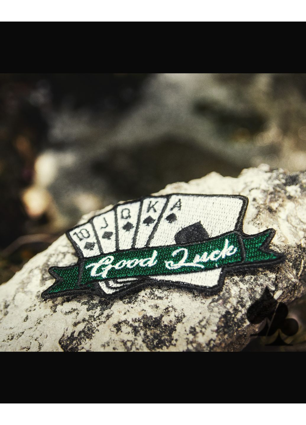 Шеврон вишитий на липучці Good luck No Brand (365795146)