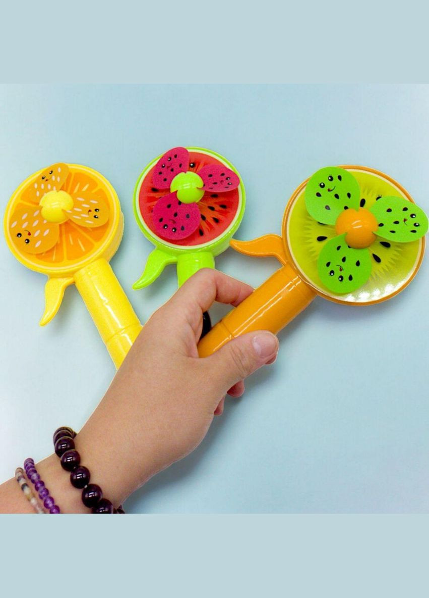 Вентилятор детский ручной механический "Апельсин" (757-3) MIC (362437664)