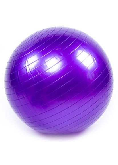 М'яч фітнес 55см, глянець, фіолетовий World Sport (362444981)