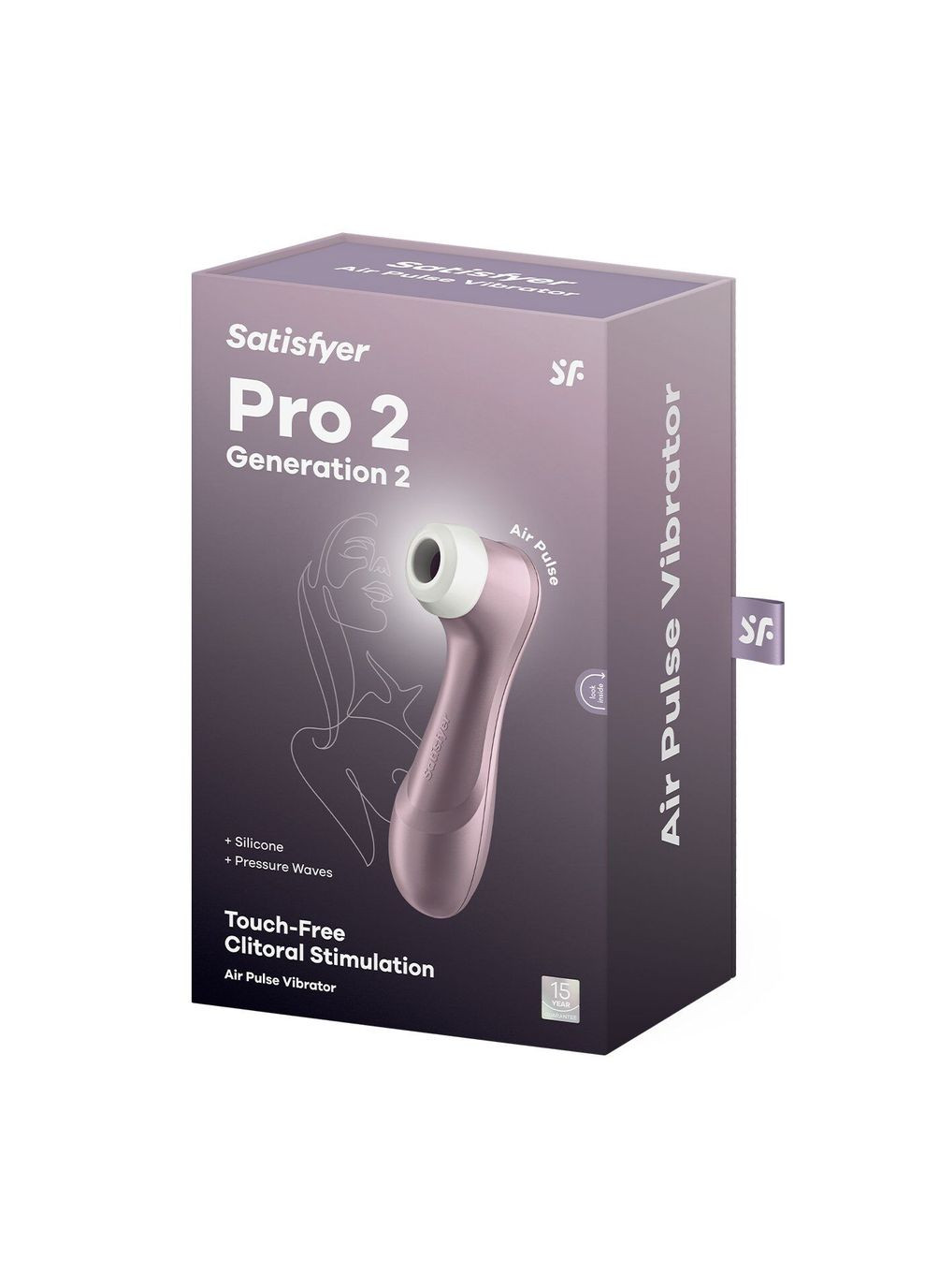 Вакуумний кліторальний стимулятор Pro 2 Generation 2 Violet Satisfyer (335387271)