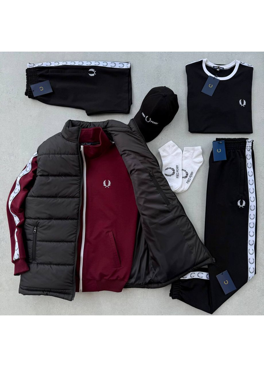 Набор 8в1 лампас: жилет-кофта-штаны-футболка-шорты-кепка- 2 пары носков No Brand (360884890)