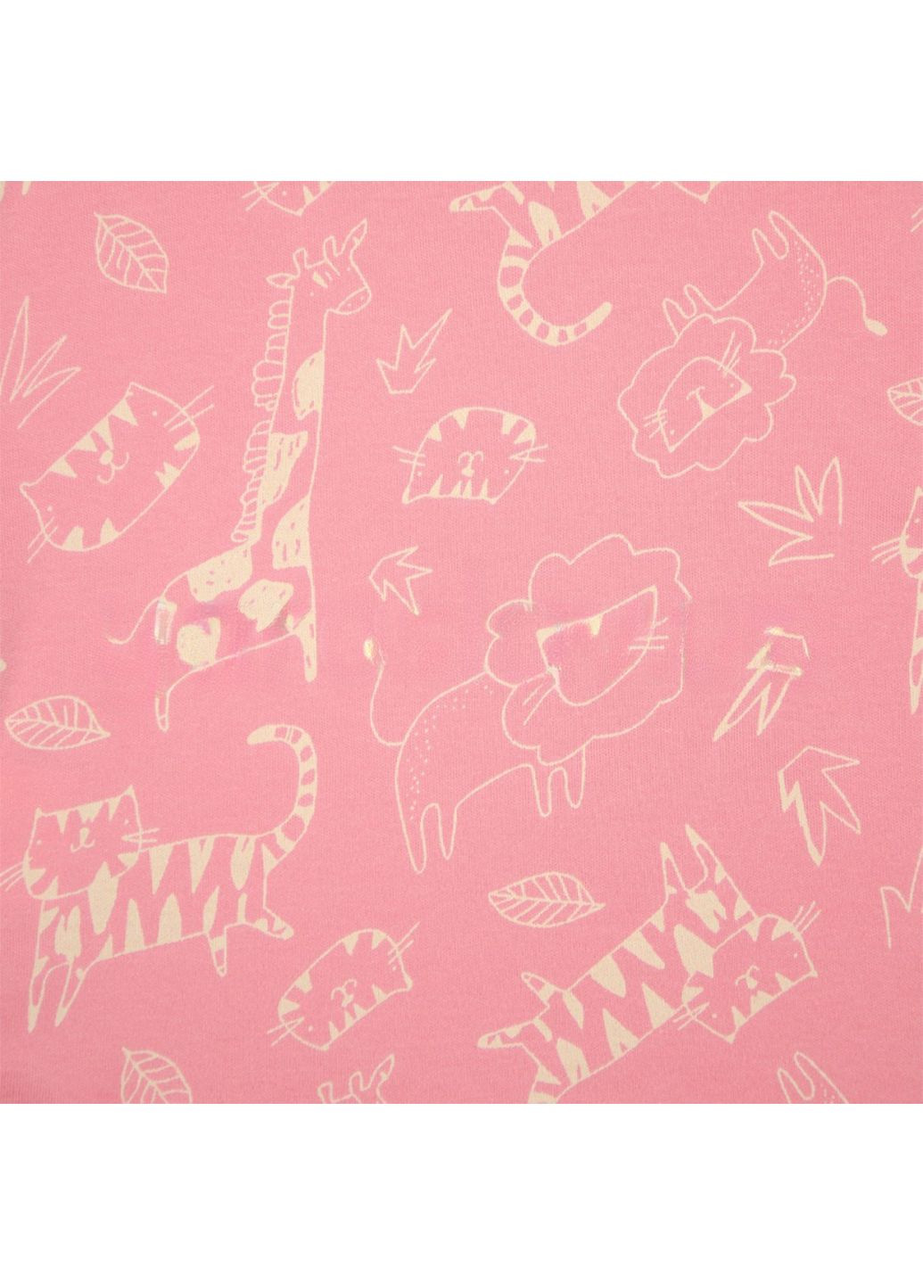 Рожева всесезон піжама дитяча інтерлок м.д-011 реглан + брюки Ярослав