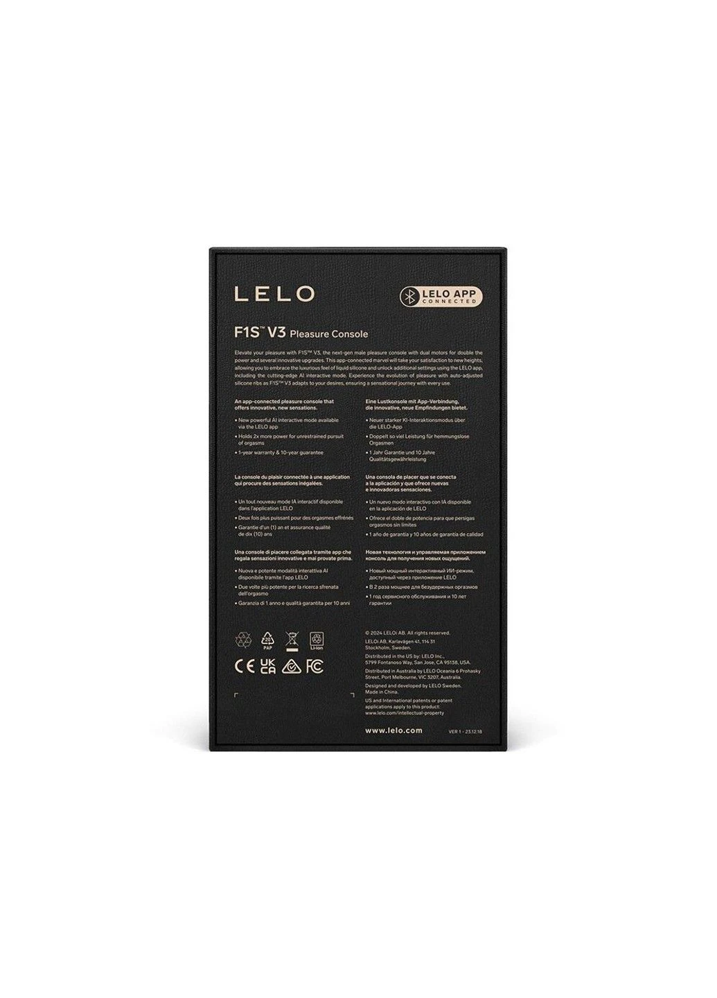 Смарт-мастурбатор F1S V3 Red Lelo (317256348)