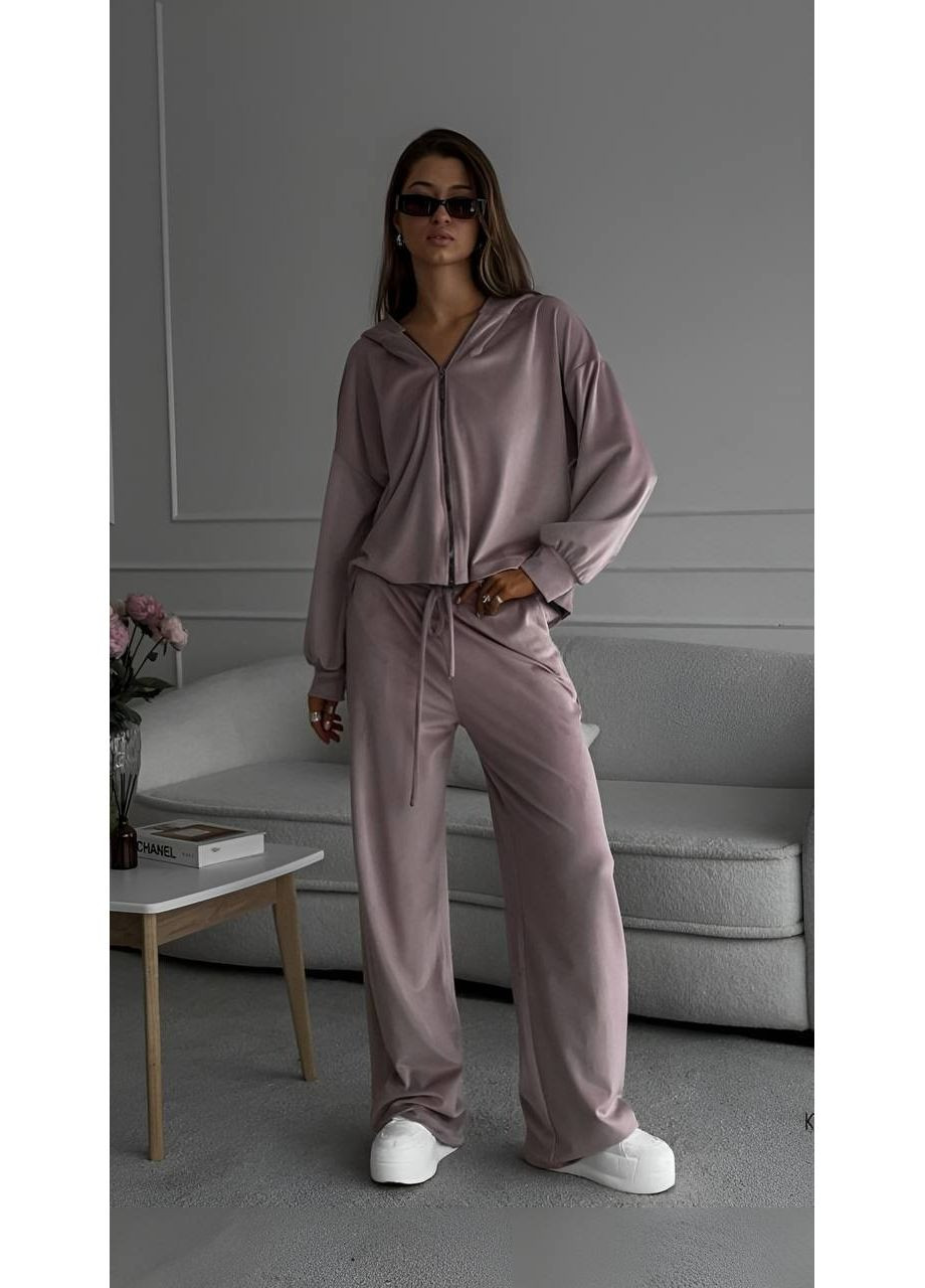 Жіночий оверсайз костюм з велюру MonCher (352529284)