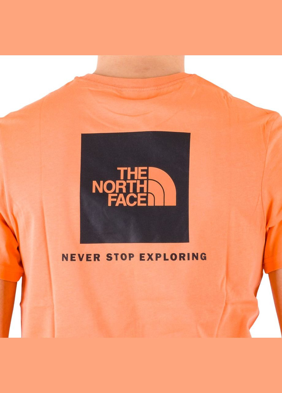 Оранжевая футболка s/s redbox te nf0a2tx2n6m1 The North Face