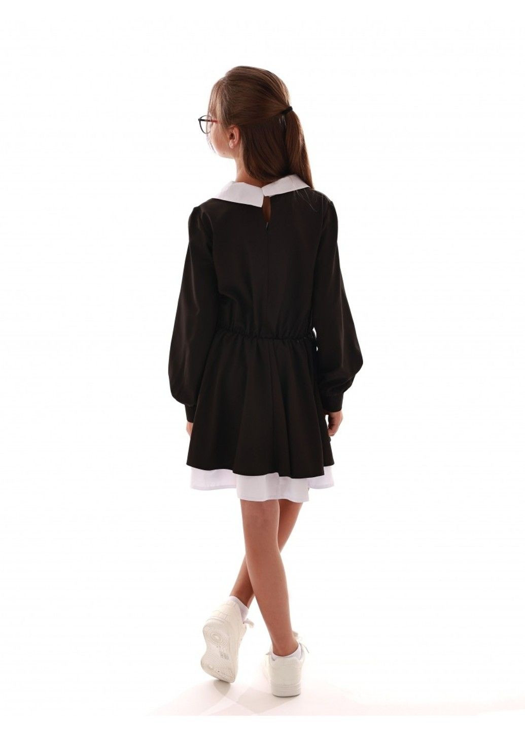 Чорна сукня для дівчинки підлітка Street Fashion (353746476)