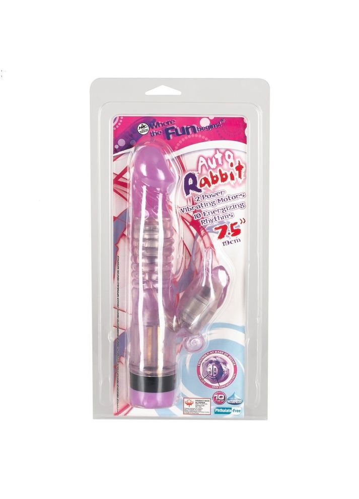 Вібратор із кліторальною стимуляцією кролик "Auto Rabbit" NMC (301509995)