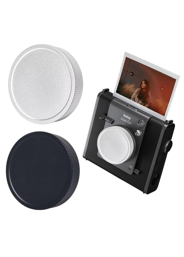 Защитная крышка на объектив для камеры Instax Wide EVO Серебристая Fujifilm (370872678)