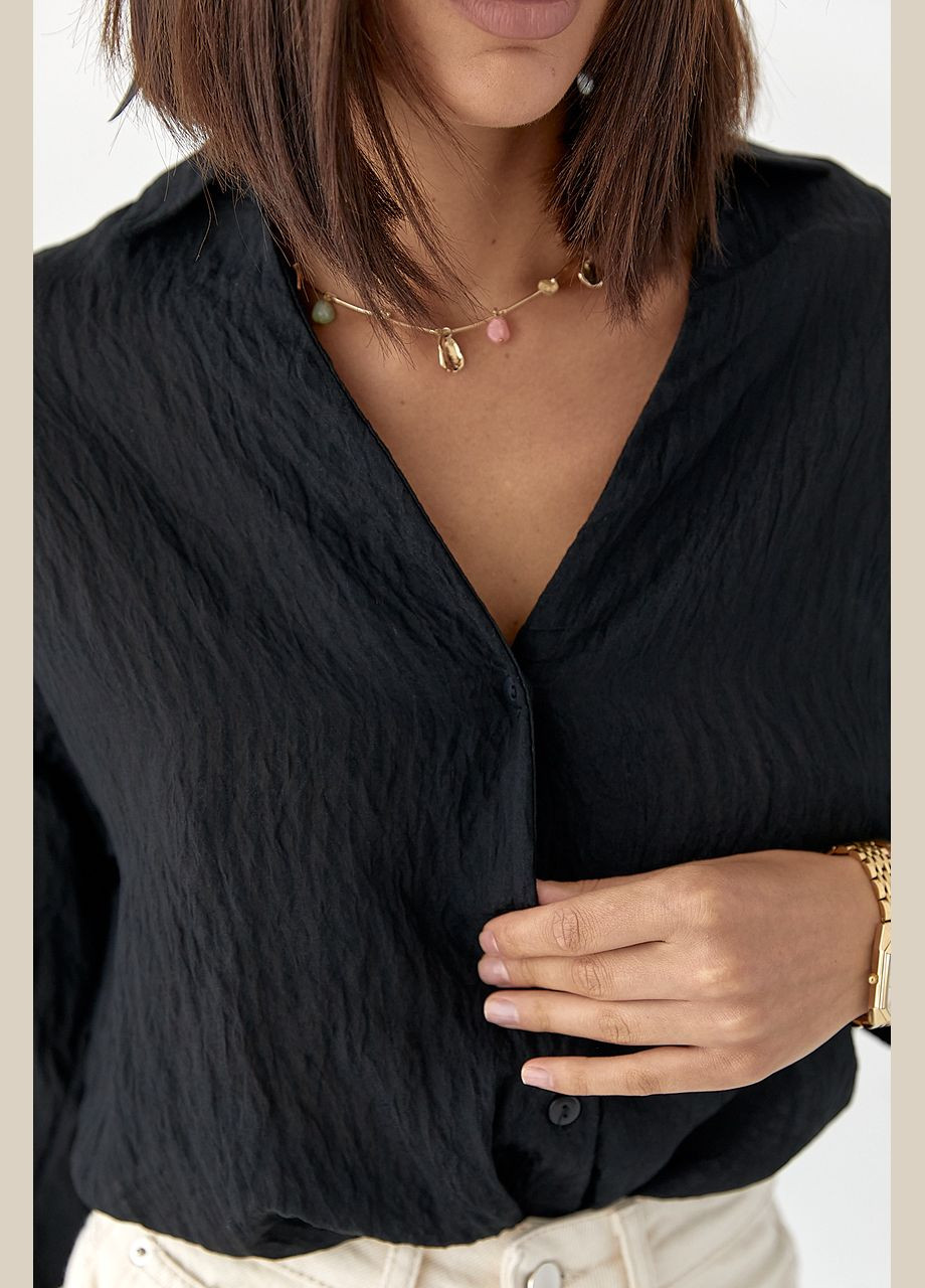 Смугаста сорочка з довгими рукавами Lurex (337701826)